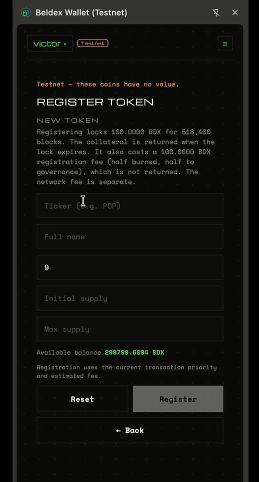 Testnet Badge